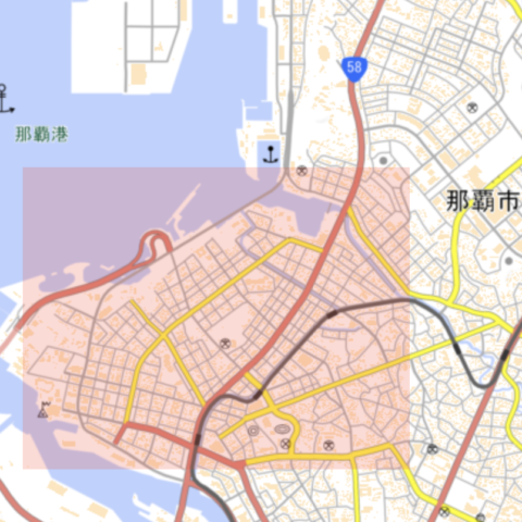 ホテル送迎は国道330号線より西側の範囲内になります。